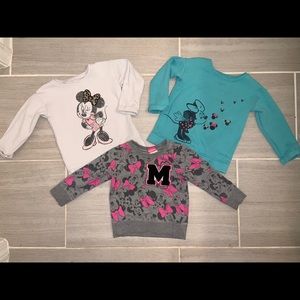 24m / 2t toddler girls Minnie Mouse sweaters